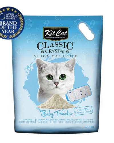 kit cat silica catlitter baby powder pet action pet shop
