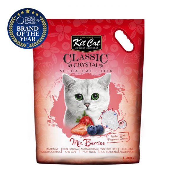 kit cat silica catlitter mix berries pet action pet shop