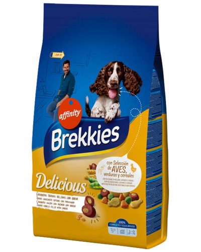brekkies dogs delicious chicken tender pet shop petaction