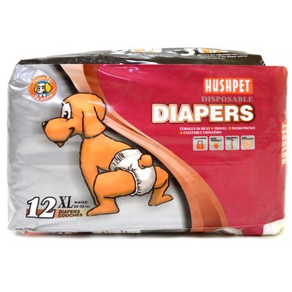 hushpet diapers xl pet action pet shop