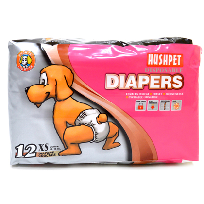 hushpet diapers xs pet action pet shop