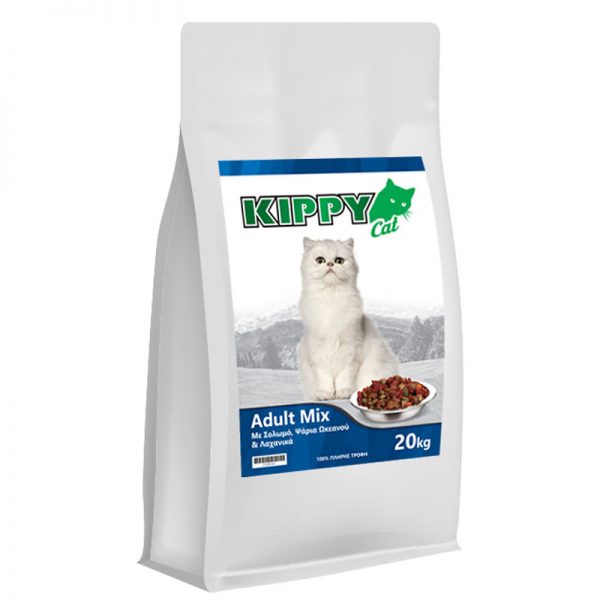 kippy cat adult mix ψαρι και λαχανικα pet shop online νεα ιωνια