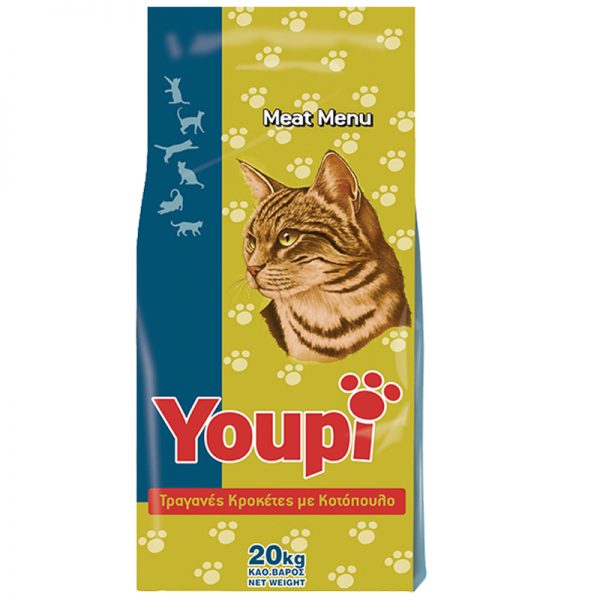 Ξηρα τροφη για γατες youpi pet shop online νεα ιωνια