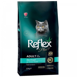 Reflex Plus – Cat Adult Sterilised with Chicken 15kg