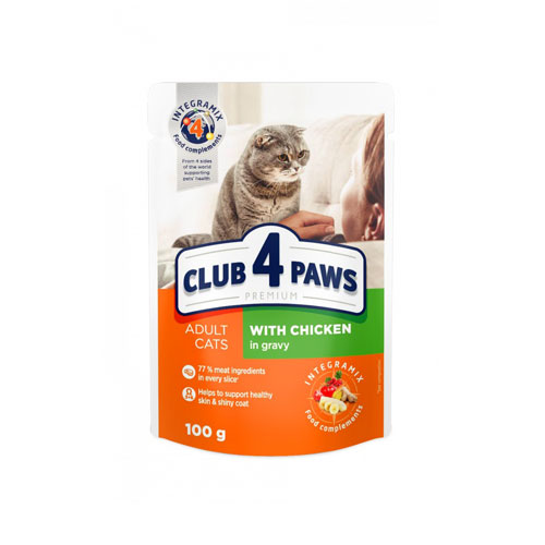 Club 4 Paws – Chicken In Gravy 100gr
